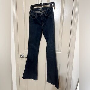 These jeans are a stretch jean and will hug your curves to perfection.